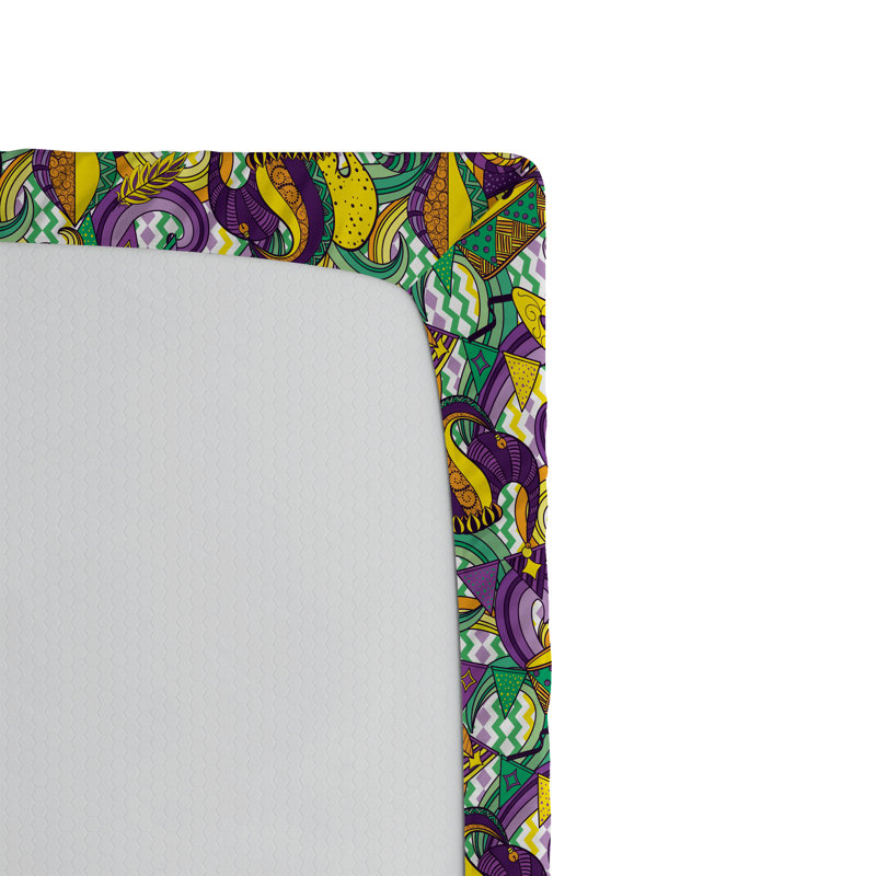 Ensemble de 2 draps-housses Ambesonne, Drap-housse grand, Multicolore / abstrait 2