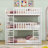 Space-Saving Twin Over Twin Over Twin Triple Bunk Bed With Detachable Feature-1503569604