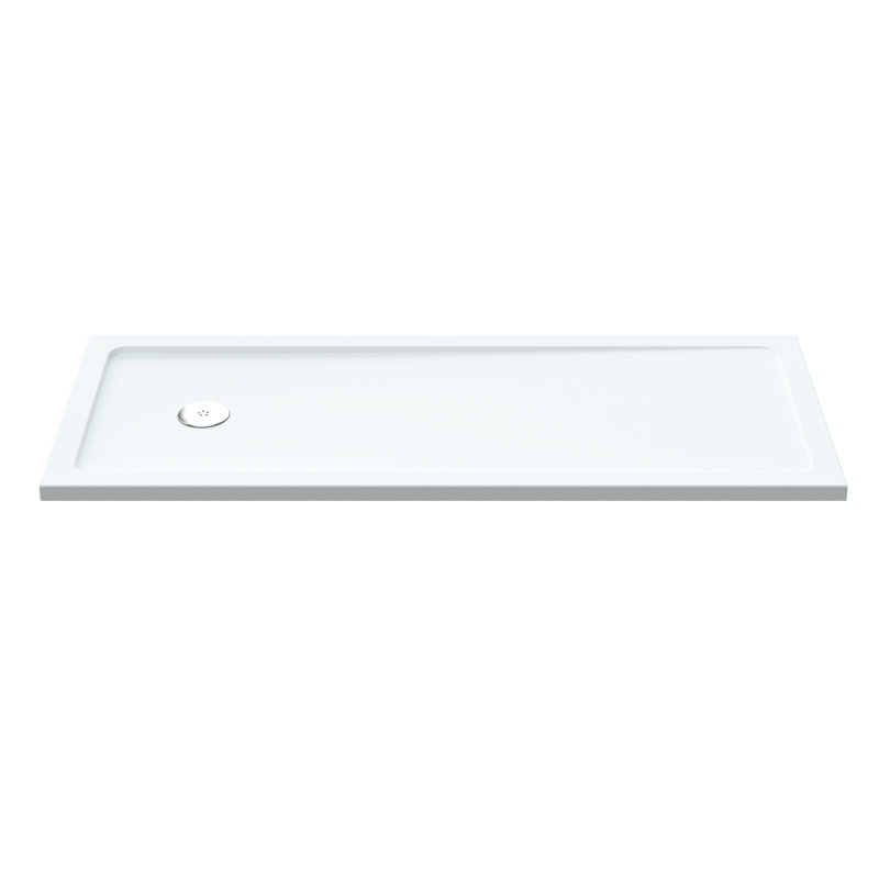 1700 X 700 mm Plastic Shower Tray, White