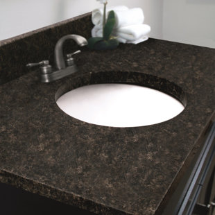 37'' Stone Single Bathroom Vanity Top with Sink