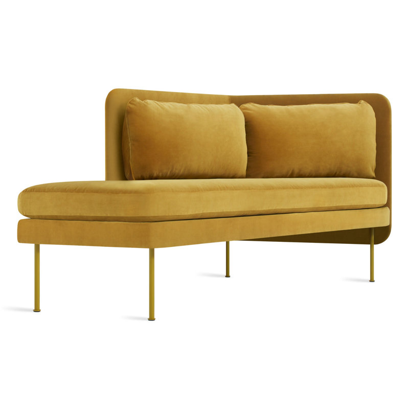 Bloke Chaise Lounge, Rostenkowski Blue, Rostenkowski Blue, Right Hand Facing