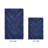 Annaclara Premium 100% Cotton 2 Piece Bath Rug Sets with Non-Slip Backing, Machine Washable, Luxurious Chervon Pattern Super Absorbent & Tufted Weave Bath Mat for Bathroom, Shower, and Tub-122444783-71048574