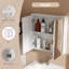 Montia MDF+glass Wall Bathroom Storage Furniture Set
