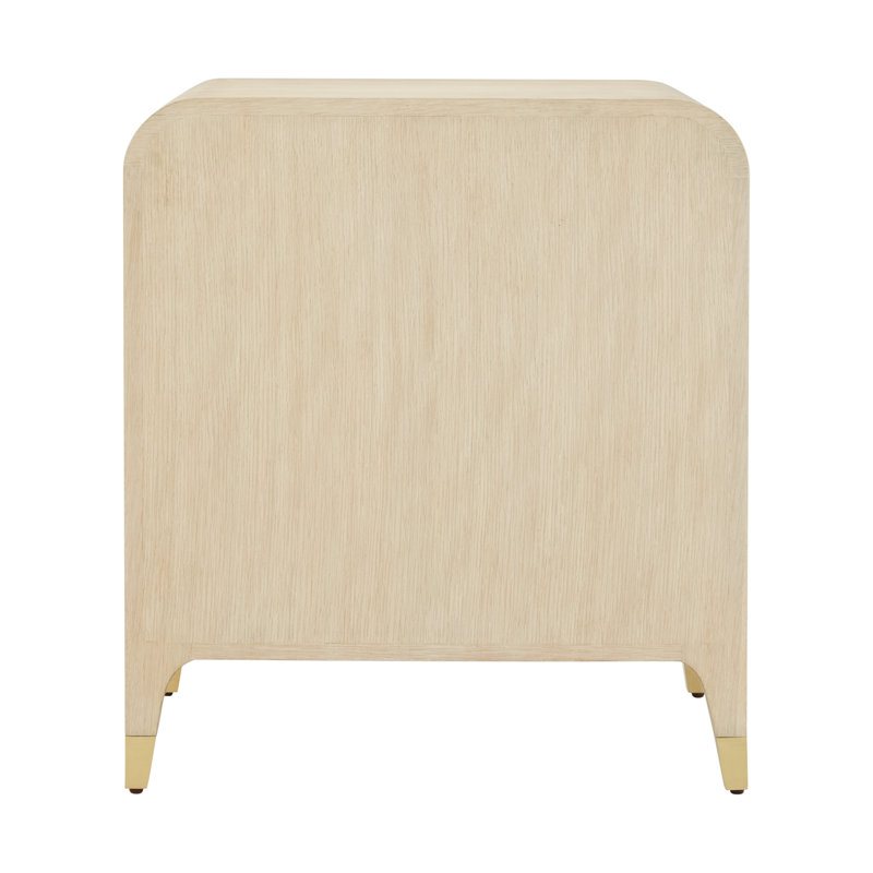 Judith Leiber Couture 1 - Drawer Nightstand, Gold/Gray/Martini