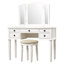 Coiffeuse avec miroir Torrance-1029732856