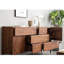 Buffet noyer noir grande capacité 78,74