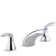 Coralais® Rim-Mount Bath Faucet Trim with 5-1/2" Spout and Lever Handles, Valve Not Included