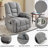 Power Lift Recliner Chair with Massage and Heat for Elderly, Overstuffed Wide Recliners, Heavy Duty Motion Mechanism with USB and Type C Ports, 2 Steel Cup Holders-2145104599