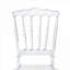 Siège d'appoint en bambou transparent pour adultes Napoleon, siège supplémentaire élégant pour les mariages, les salons et les fêtes