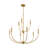 Farmhouse 9-light Dimmable Metal Chandelier 