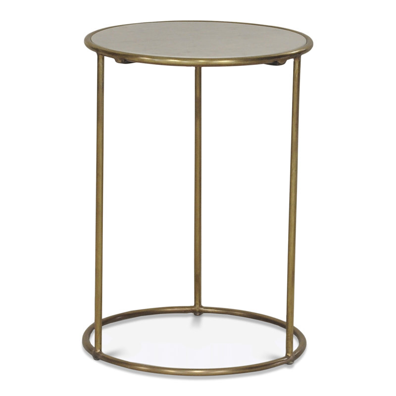Marble Top End Table