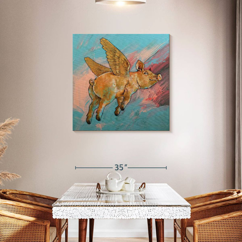 Ketti Flying Pig, 36" H x 36" W