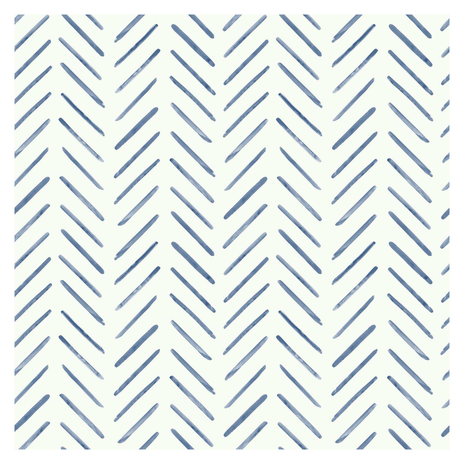 Pre-Pasted Paper Wallpaper Roll , Navy