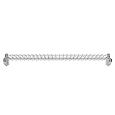 Chrome Wire Wall Mount Shelf