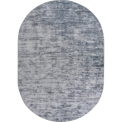 Tapis gris en chenille tissé à la machine Ikhasa