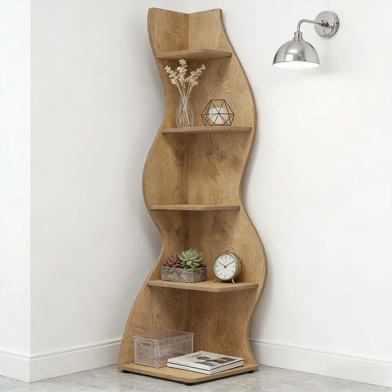 Display Shelf,Wall Corner Bookshelf