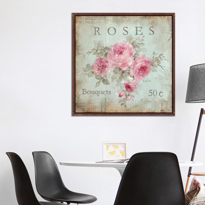 Rose Bouquets (50 Cents) by Debi Coules - Print on Canvas