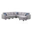 Canapé modulaire réversible avec repose-pieds Frank-2119210401