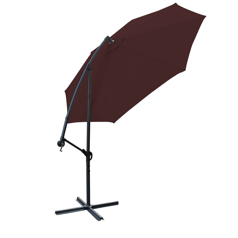 Rangel 3m Wine Red Cantilever Banana Parasol