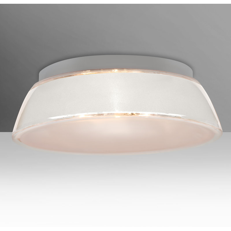 Plafonnier encastré d'extérieur 2 lumières Delaune, Blanc