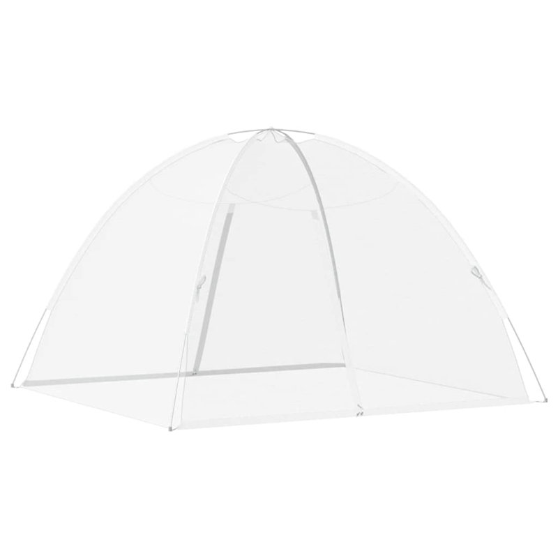 Moustiquaire Vidaxl Mongolie avec portes 220 filet blanc, H 53,1 po x l 78,7 po x P 78,7 po