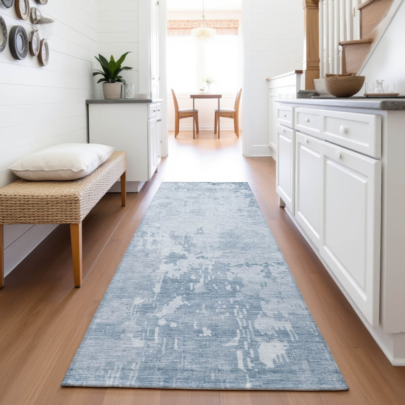 Premium Machine Washable Alijah AMF1257 Abstract Rug, Runner 2'3" x 7'6"