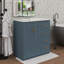 Ensemble de meuble-lavabo autonome 36 po avec lavabo en céramique 36 po et 3 tiroirs spacieux-792708086-792708082
