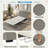 Convertible Ottoman With A Folding Sofa Bed, Metal Frame, Memory Mattress And Tufted Design-239723725