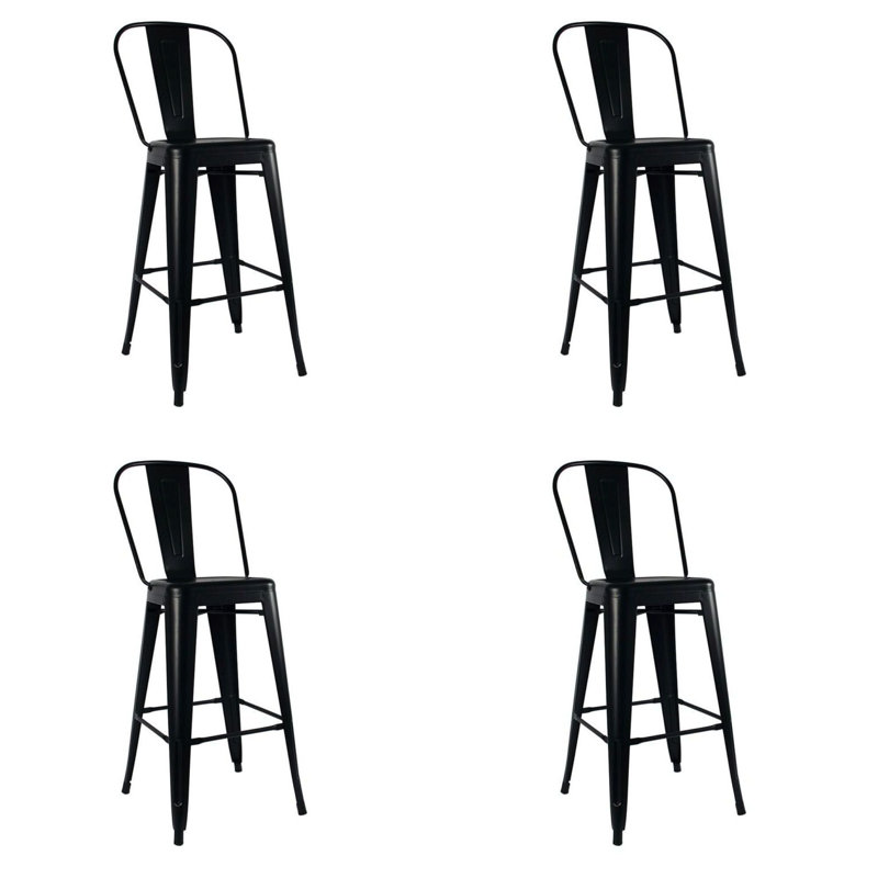 Tabouret 30 "Cazzie, Noir