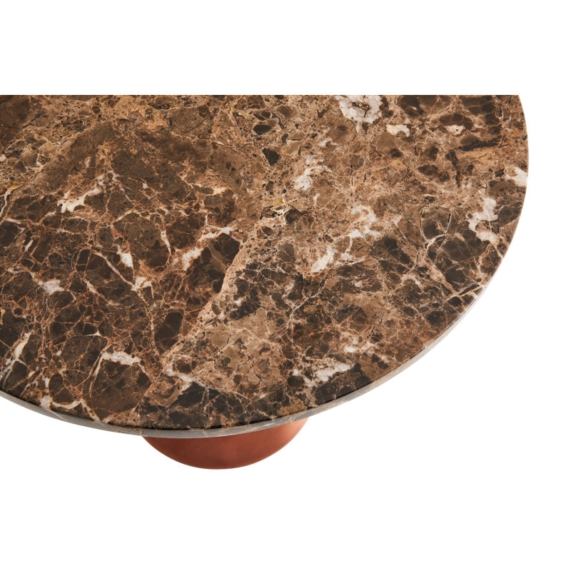 Egg Designs 'Drop' Black Marble End Table