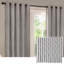Sumnesh Cotton Grommet / Eyelet Curtain Panel Pair-244323994-244324076