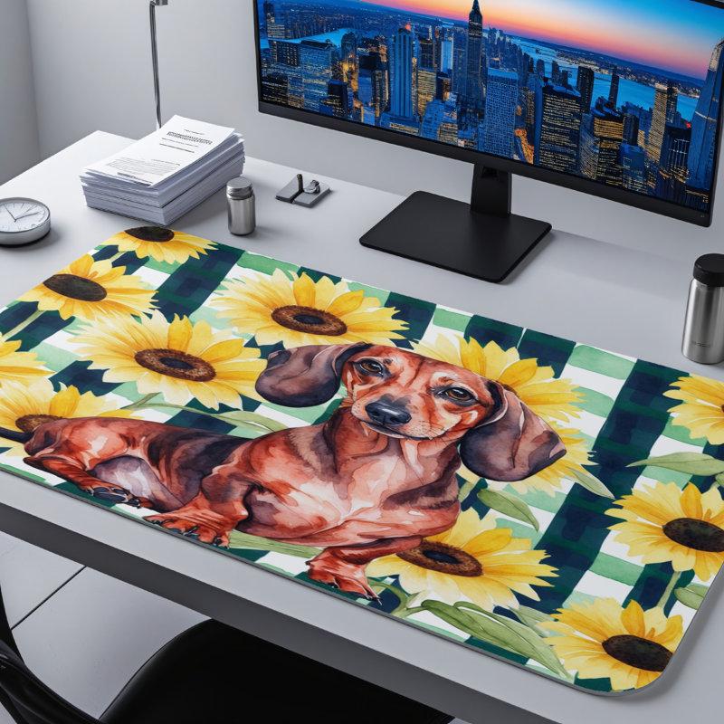 Polyester Desk Pad, 14.4x12.1