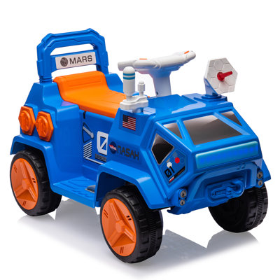 6V Kids Ride On ATV Quad, mini véhicule électrique alimenté par batterie avec marche avant et arrière, jouet à roulettes arrière