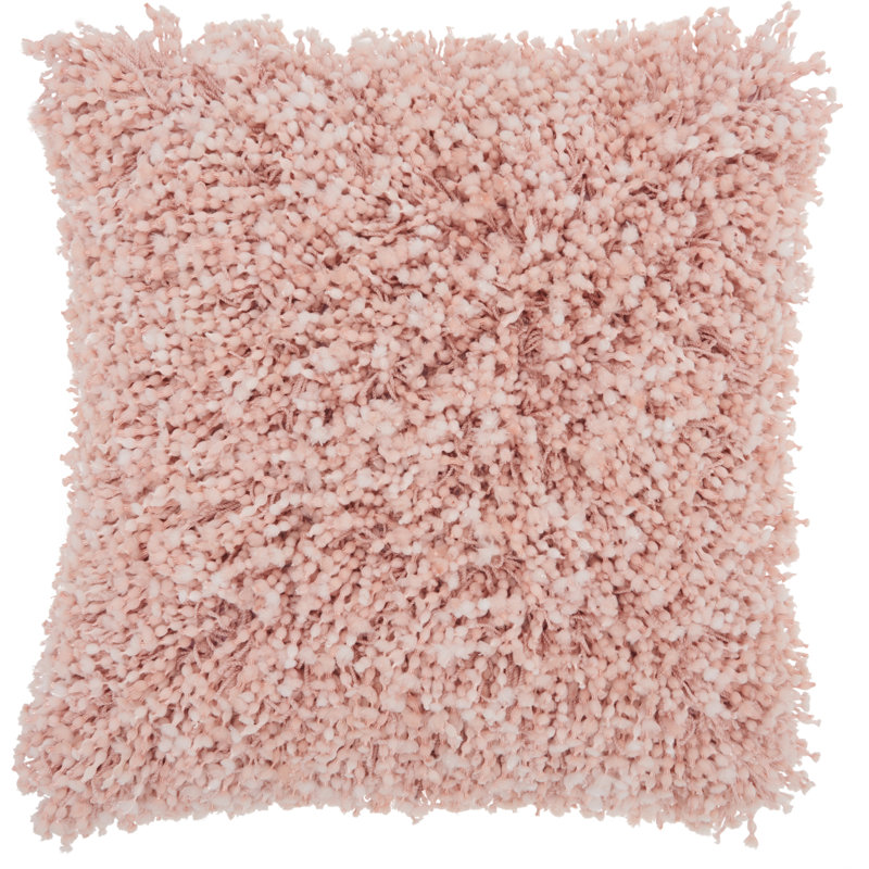 Housse de coussin carré et insert, Rose