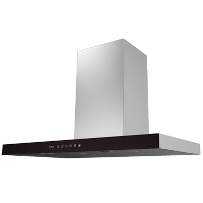 Sakura 36" Stainless Steel 1100 CFM Ducted (Vented) Wall Range Hood with Baffle Filter