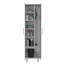 Armoire de nettoyage Nala, armoire à deux portes, quatre pieds, cinq tablettes-1204549807