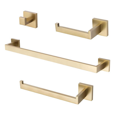 4 - Piece Bathroom Hardware Set