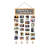 Display Frame Felt Letter Board With 340 Letters And 30 Clips,Oak Frame And Grey Felt