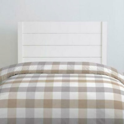 Shemsi Polyester Jersey Knit Checkered Duvet Cover