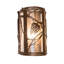 8" Wide Whispering Pines Left Wall Sconce