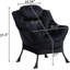 Fauteuil paresseux moderne avec accoudoirs épais et rembourré de 31,5 po Biranna-47707034