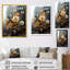 Golden Poppy Meadows II - coquelicots, art mural-1011773961-1011773978