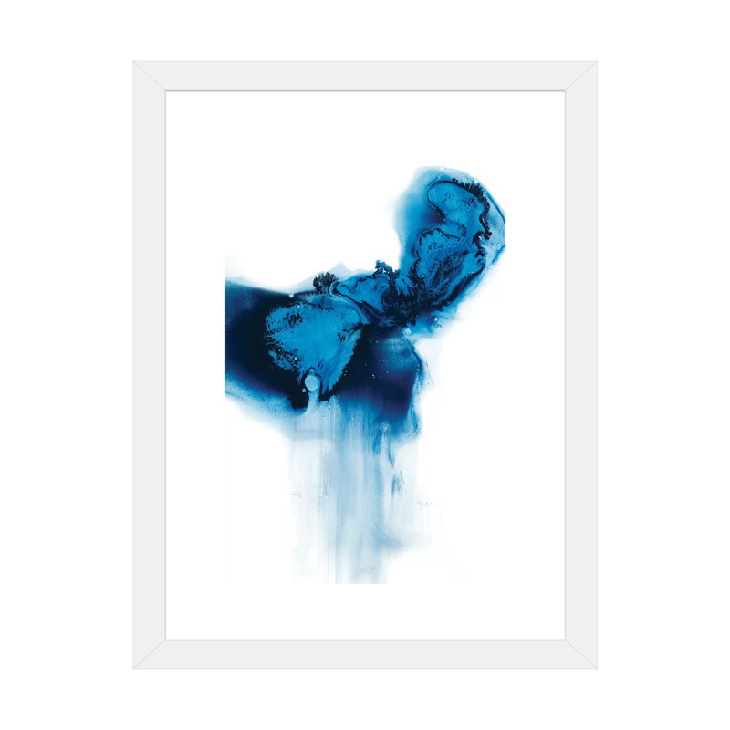 Dissipation I par Ethan Harper - reproduction d'art, H 32 po x l 24 po x P 1 po, Papier encadré blanc, Blanc