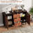 Buffet Cabinet with Drawers, 51.2'' Large Sideboard Buffet Credenza Storage Cabinet with Shelves and Doors