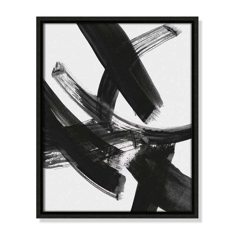 «Black Magic I Print» par Susan Jill, Espresso, H 15,5 po x l 12,5 po x P 2 po