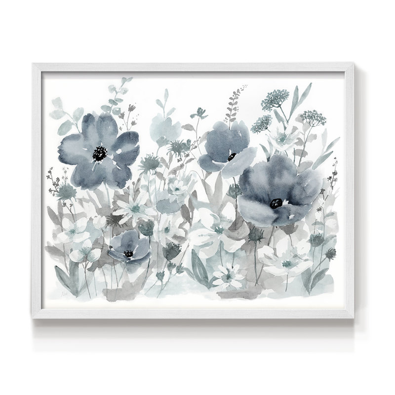 Bleu nature - impression encadrée - réaménageable, H 8 po x l 10 po, Blanc