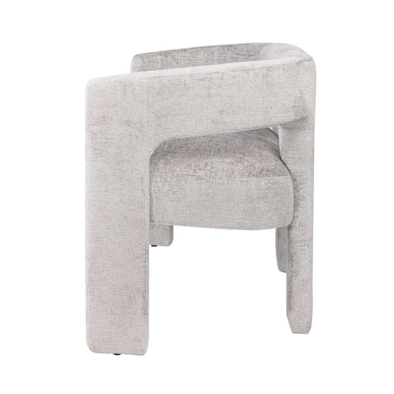 Anouchka Polyester Upholstered Bench, Gwen Gray Microsuede