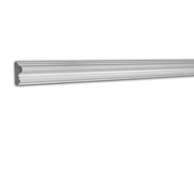 White Unfinished Polystyrene Chair Rail Moulding, 8-ft Set of 10