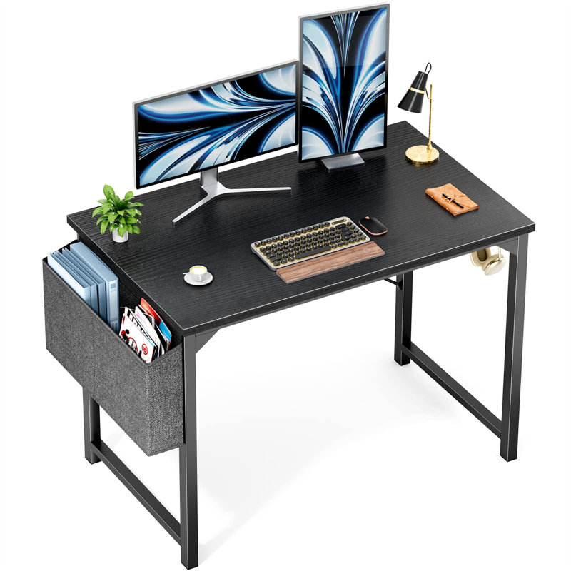 Bureau d'écriture Cocopah, Noir, H 29,8 po x l 40 po x P 19,69 po