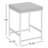 Carlyann Steel Accent Stool-328381748